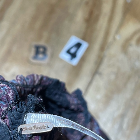 Free People Sheer Paisley Forget Me Not Moonstruck Bohemian Mini Dress XS @B4 - Picture 10 of 10